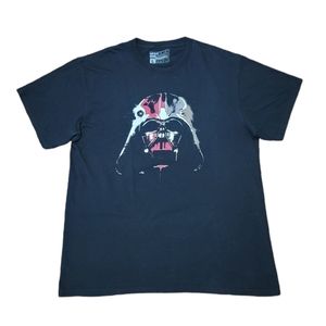 Star Wars Darth Vader Helmet Size Large Black T-Shirt